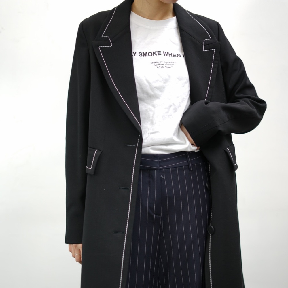 Stella McCartney Long Wool Jacket Size 38